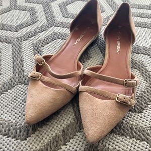 Van Eli vaneli nude flats valene 7.5 tan d’orsay